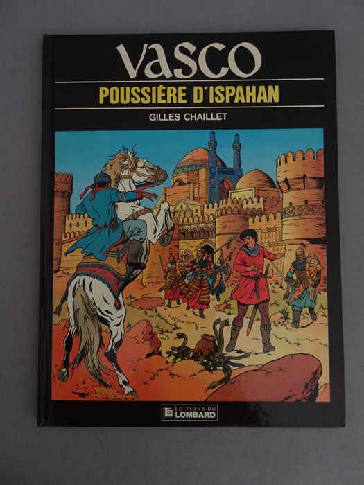 Livro BD Banda Desenhada em francês Vasco - Poussière D'Ispahan (capa dura) Editions du Lombard