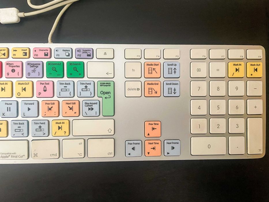 Logic Keyboard / Teclado - Apple Final Cut Editing