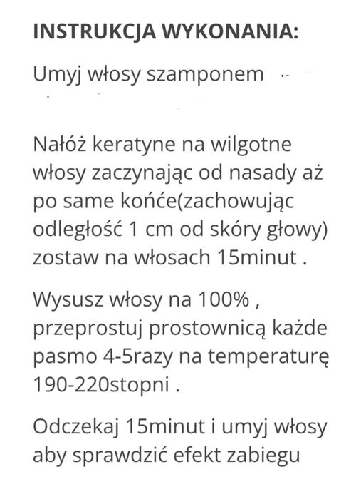 Keratyna Mocna brazylijska Oryginalna Fox gloss 100 ml