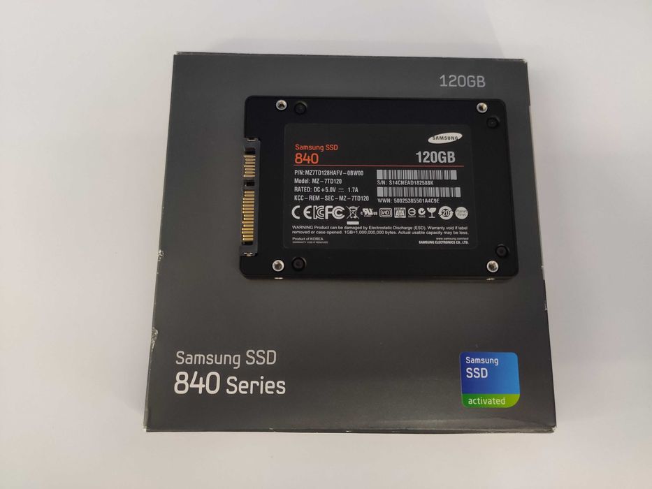 SSD диск Samsung 840 series 120GB 2.5" SATAIII