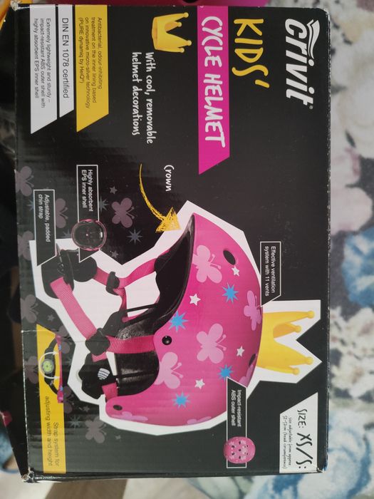 Kask dla dziewczynki
