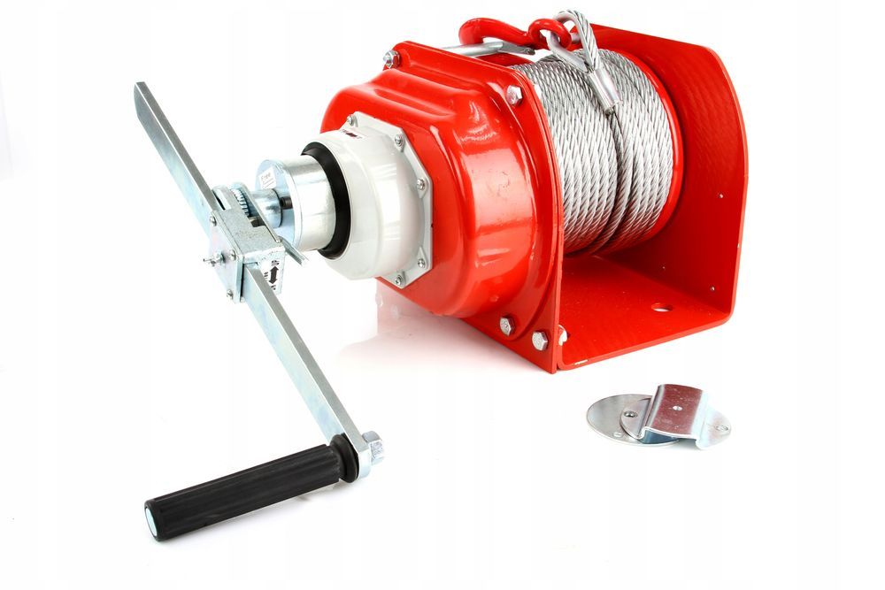 Wciągarka Korbowa Wyciągarka 40M Liny 1000Kg 1T