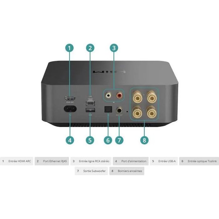 Wiim Amp Pro Nowy Wzmacniacz Zintegrowany Streamer