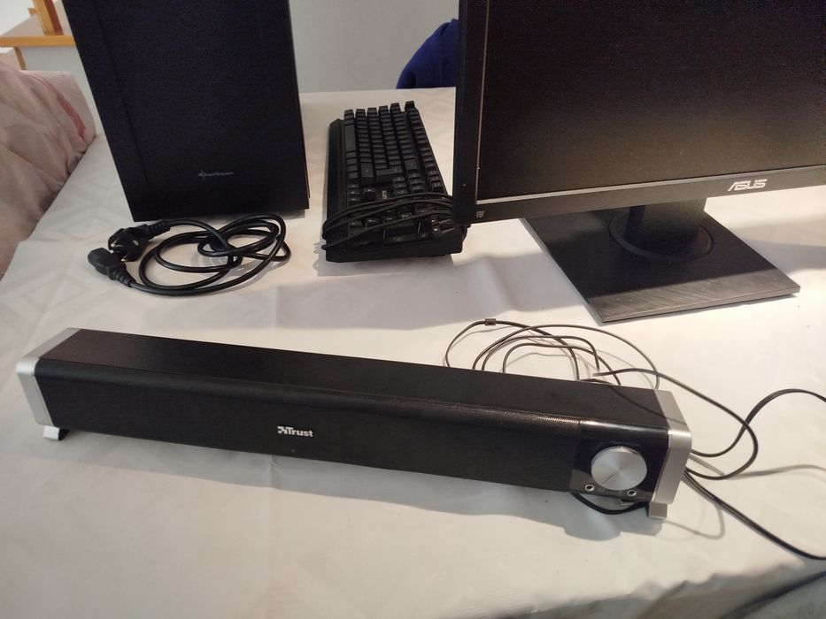 Setup Gaming Ryzen 5 + GTX 1050Ti + Monitor 24” + SSD