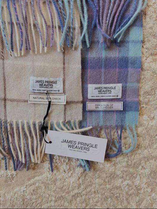 JAMES PRINGLE WEAVERS ESTABLISHED 1709-чудові з ніжної вовни шарфи