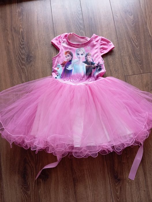 Piękna sukienka Elsa i Anna kraina lodu Frozen 2,5-5 lat