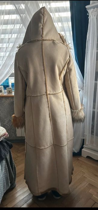 Płaszcz futerko damski