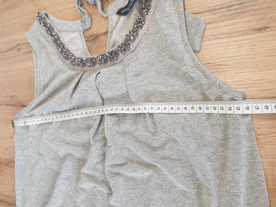 Bluzka z kryształkami i złotą nitką, 60%wiskoza,DorothyPerkins, rozm.M