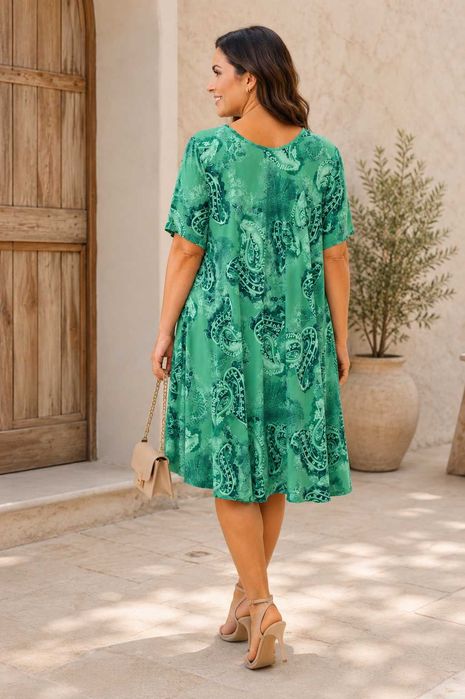 Kesi sukienka na co dzień do połowy łydki rozmiar 2XL/3XL