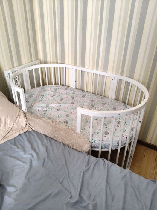 Дитяче ліжечко Royal sleep 9в1 + матраси