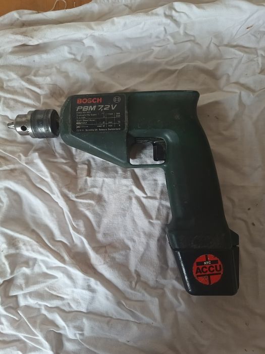 Антикварная Дрель акумуляторный шуруповерт BOSCH PBM 7.2V 1990х