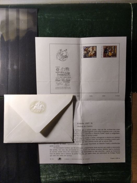 ,1979 FDC Europa CEPT História Do Correio MNH **