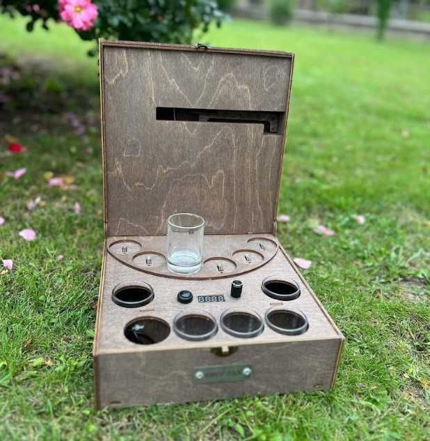 Подарунок чоловікові наливатор 4,6,8,10 чарок автобармен дозатор