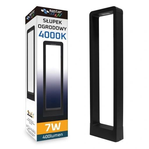 lampa led ogrodowa 50cm zewnętrzna słupek stojąca led