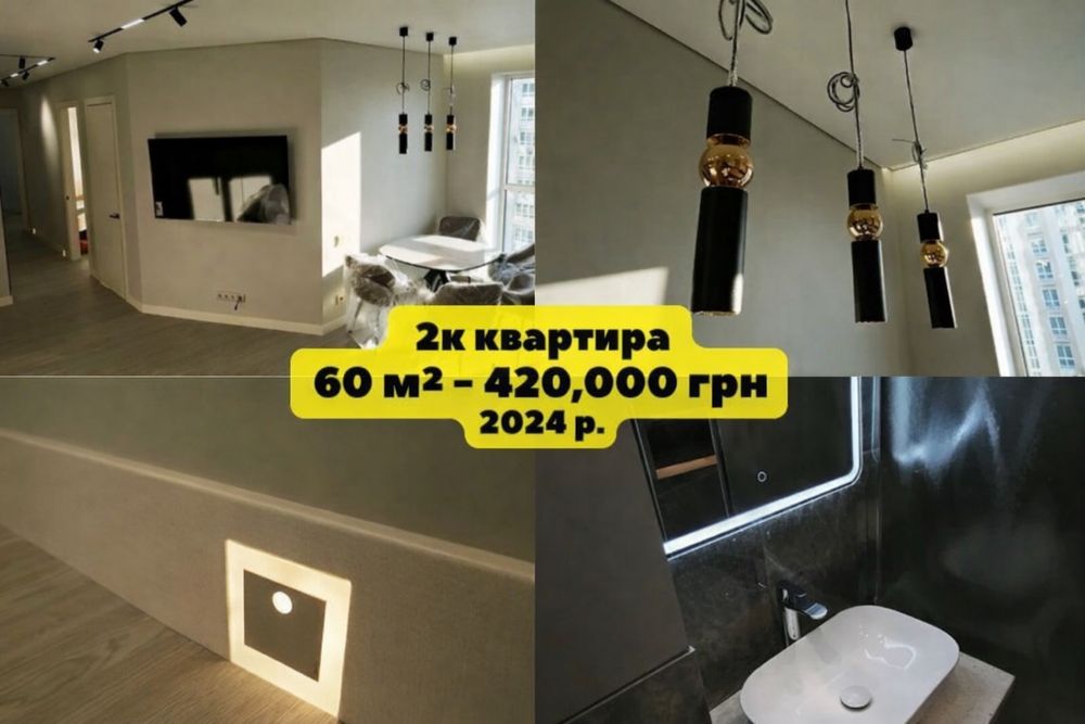 Ремонт с гарантией от 130$ м2 квартир домов  офисов