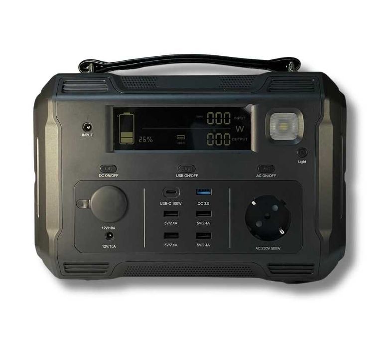 Зарядна станція EcoPlay N036 500W портативна з розеткою