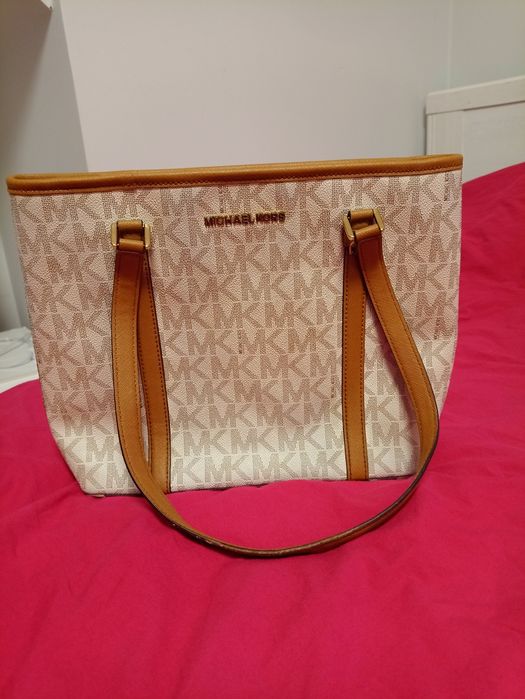 Torebka Michael Kors wanilia monogram 35x26x10