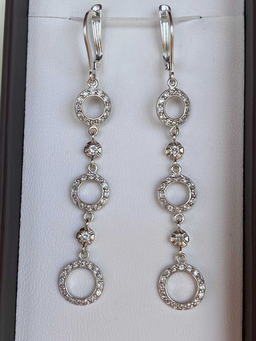 Сережки з підвісками, довгі та стильні сережки (колекція)