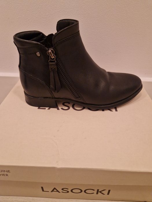 Botki skórzane Lasocki