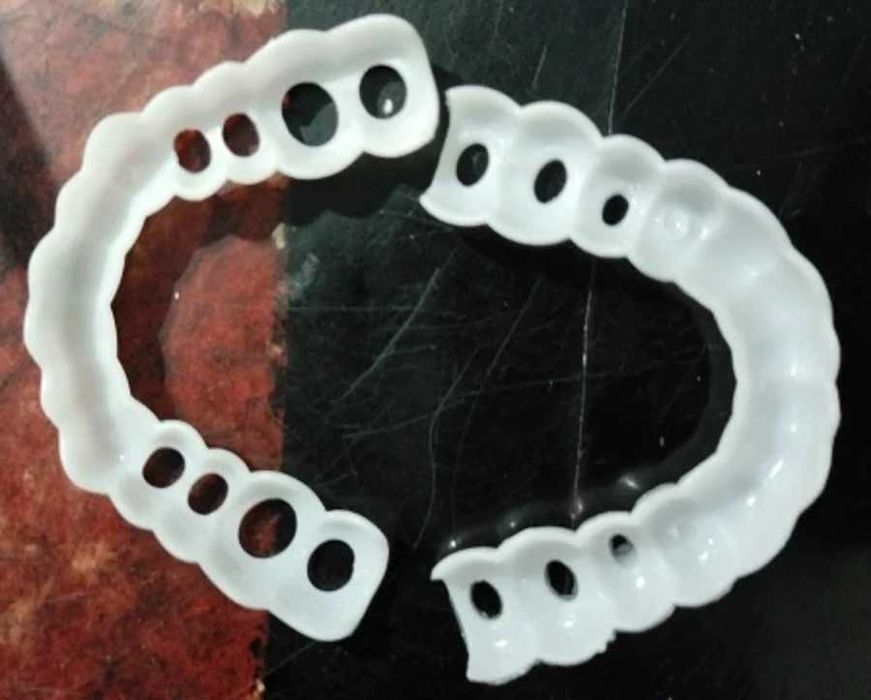 Набор силиконовых виниров, верхних и нижних зубов, для отбеливания