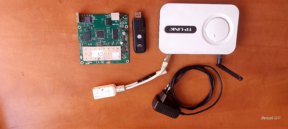 Modem router antena internetu zestaw