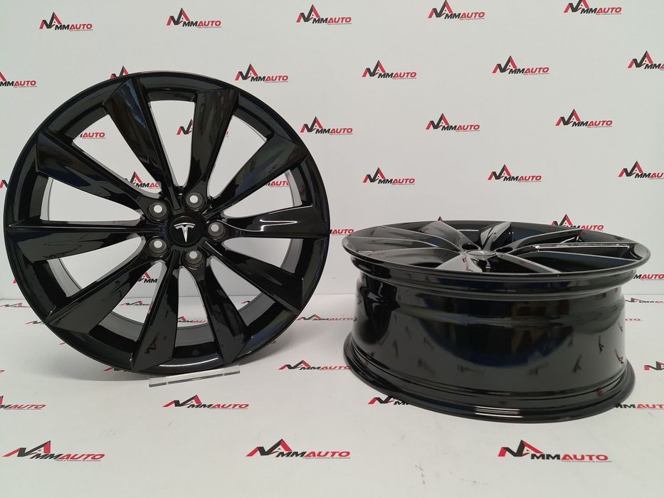 Jantes Tesla Model S Turbine Preto Brilho 21 (5x120)