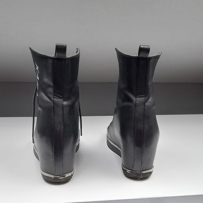 Buty damskie 40 elegance czarne ponad kostke