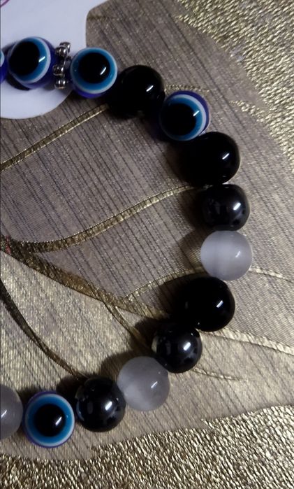 Pulseira de pedras naturais