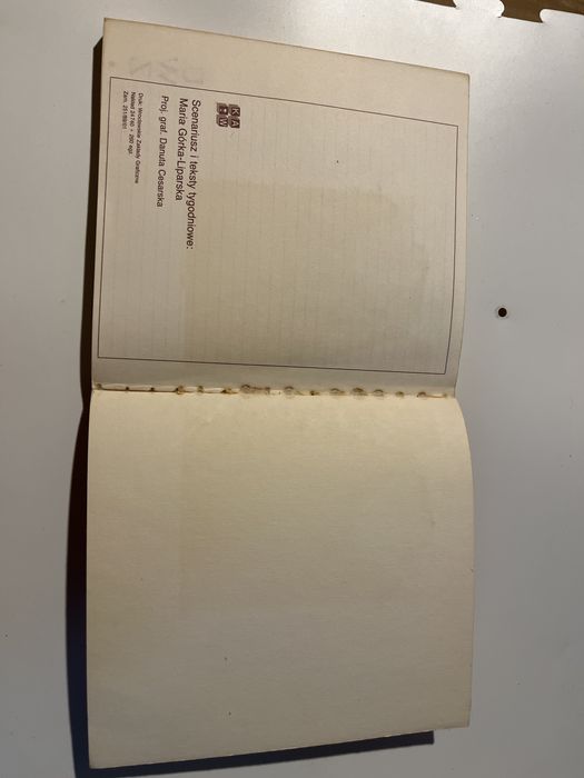 Kalendarz dla Pani Domu 1991 pusty