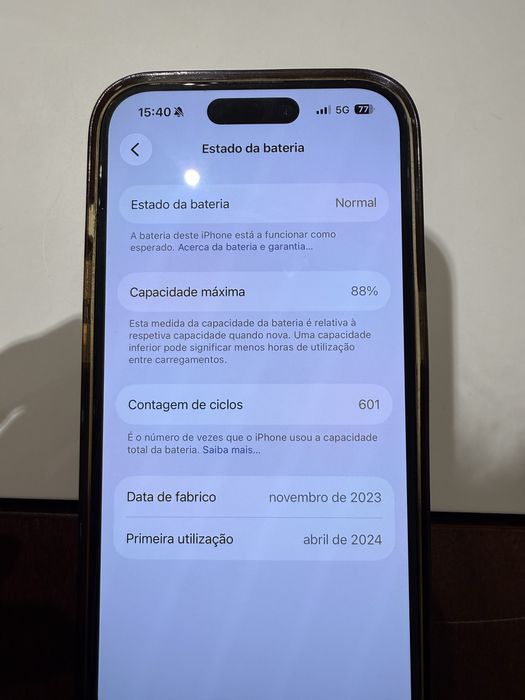 Iphone 15 pro azul titânio