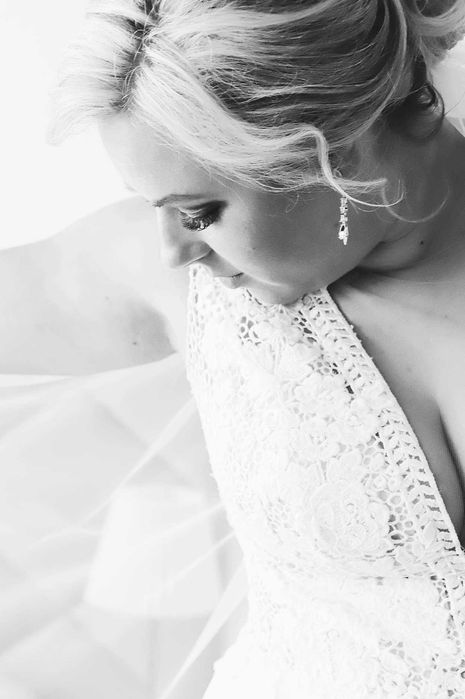 Suknia ślubna koronkowy gorset