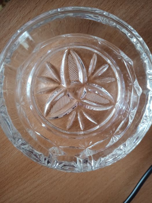 Пепельница. Хрусталь.