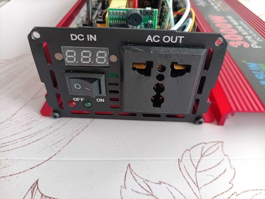 Оптимальний чистий синус інвертор 12в 24в 1600 3000 Вт Преобразователь