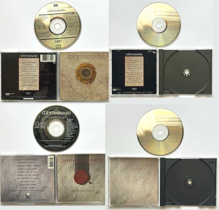 Coleção CDs Led Zeppelin, Whitesnake, Robert Plant, Jimmy Page