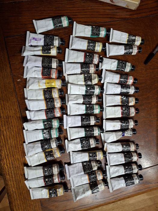 44 Belas artes bisnagas tinta acrilica 44