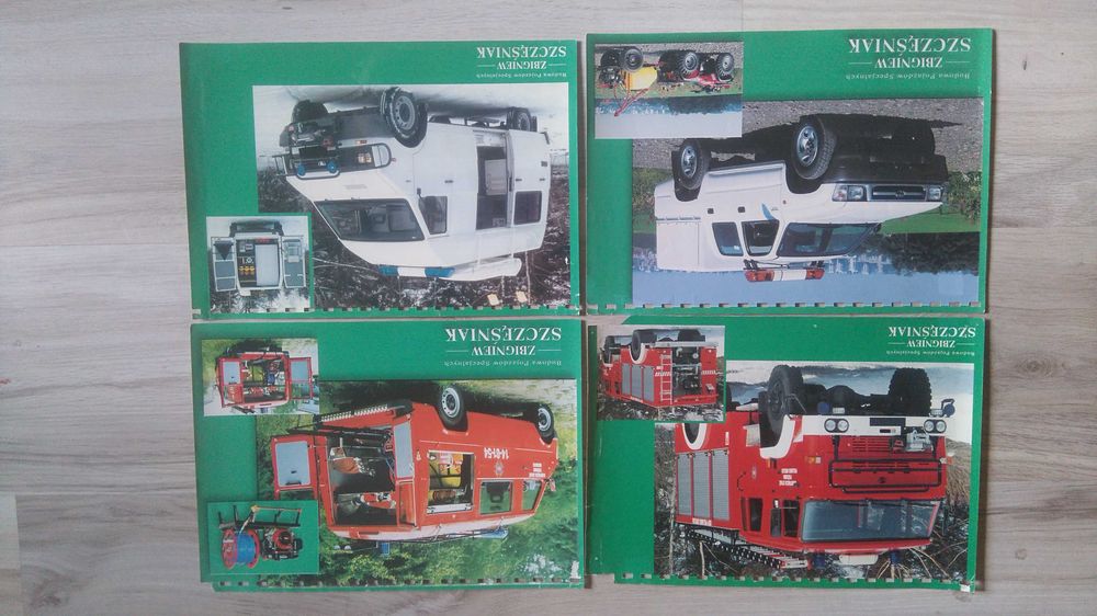 Straż Pożarna lata 90. plakat, broszura, prospekt, katalog : Samochód operacyjny FS Daewoo Lublin II