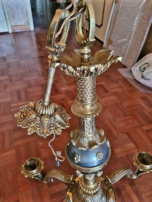 Candeeiro antigo 6 Lâmpadas.