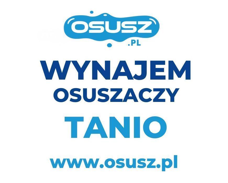 WYNAJEM Osuszacz powietrza Trotec, osuszanie po zalaniu, tynków
