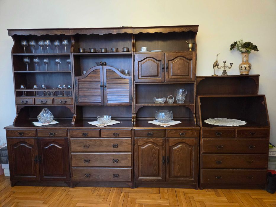 Meblościanka z litego dębu