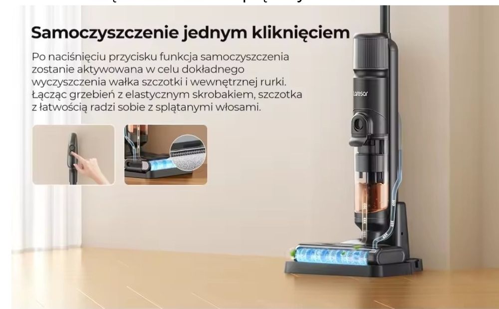 Laresar M3 odkurzacz bezprzewodowy mopujący