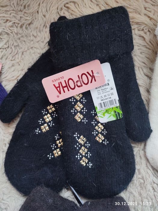 Рукавиці в асортименті нові