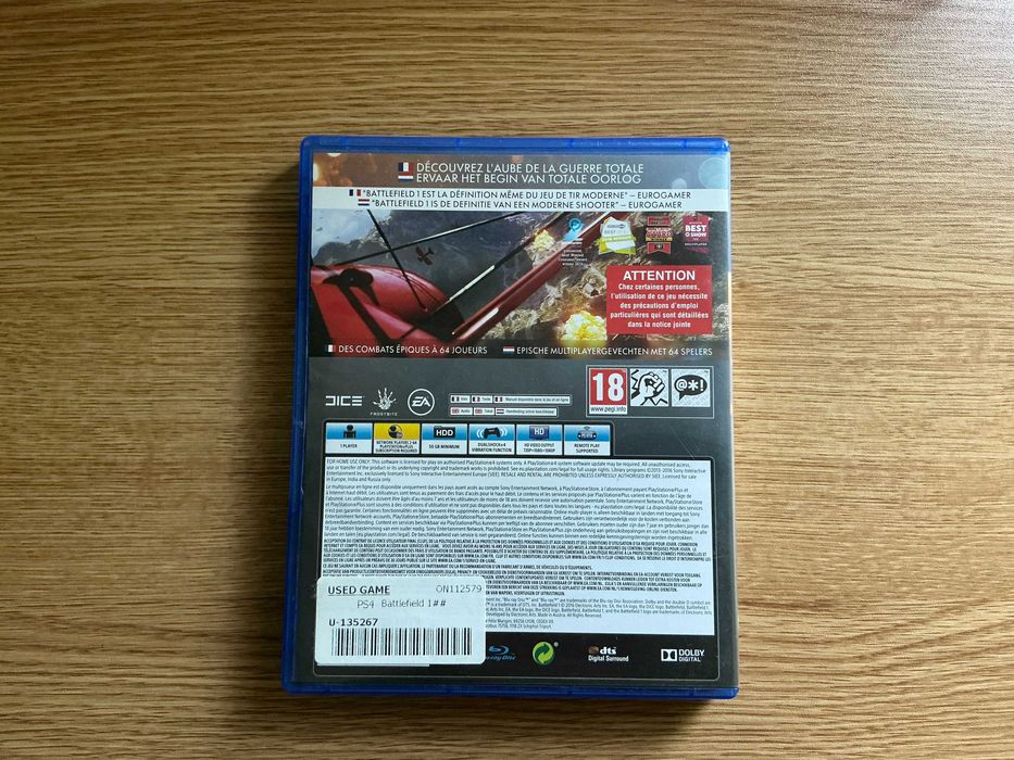 Battlefield 1 PlayStation 4