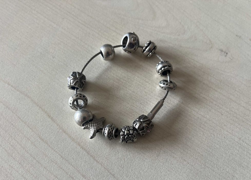 Bransoletka modułowa charms - 12 elementów