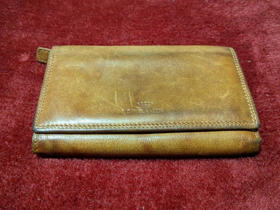 Брендовый кошелек/кардхолдер Daniela Moda, нат.кожа (оригмнал, Италия)