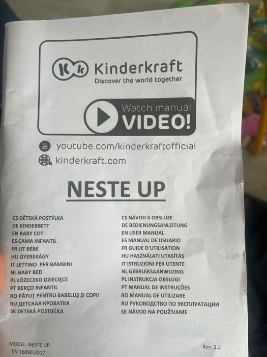 Łóżeczko dzieciece  kinderkraft