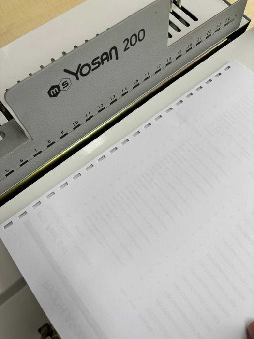 Encadernadora Profissional argolas plastico YOSAN