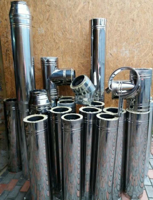 Дымоходы, вентиляция, сендвіч труби Монтаж, установка димоходів