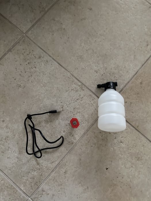 Pistola de pressão de água a bateria