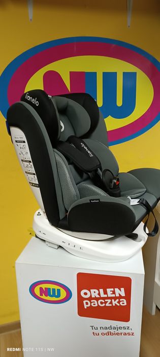 Nowy obrotowy fotelik samochodowy do 36 kg