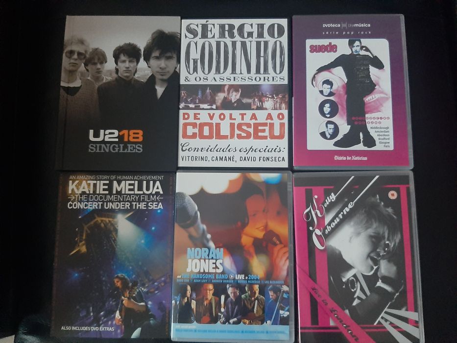 Norah Jones, Katie Melua, Kelly Osbourne, and U2 DVDs
